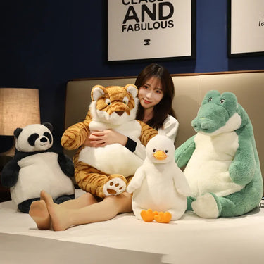 SnuggleBear | Peluche Cariñoso - Adorable Oso Panda y Cocodrilo de Peluche para Dormir para un Gesto Cálido